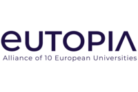 Eutopia徽标，带有文字：Eutopia-10所欧洲大学联盟