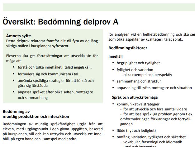 Nationellt Prov I Engelska För årskurs 6 | Projektet Nationella Prov I ...