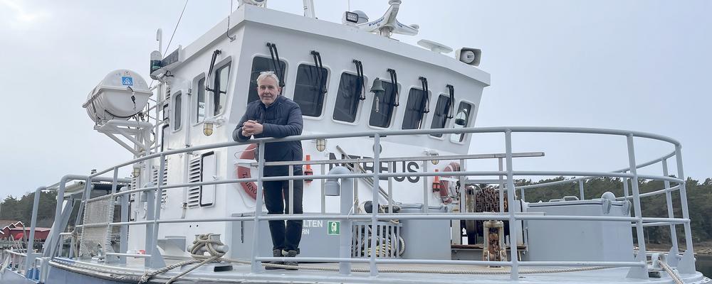 Peter Nilsson ombord på Nereus