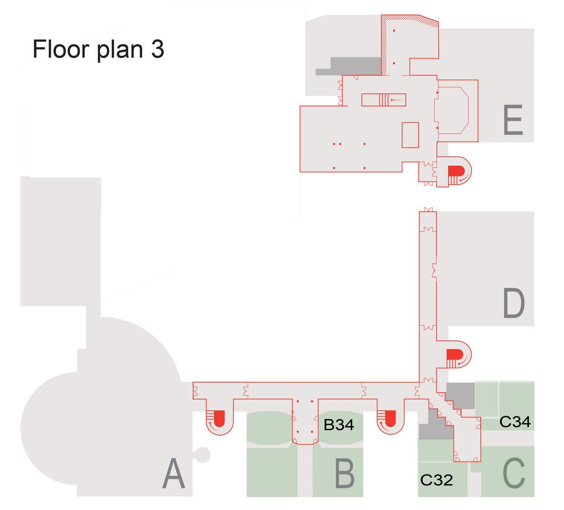 Map of the School, floor 3