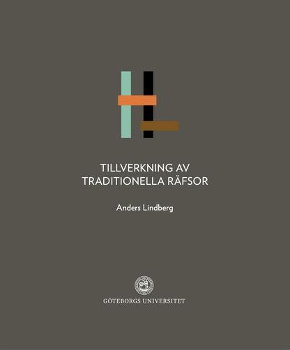 Grå titelsida med Hantverkslaboratoriets logotyp samt tel med vita versaler