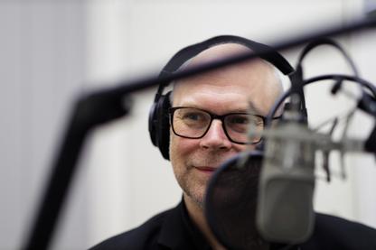 Martin Berntson i studion för Matarvspodden